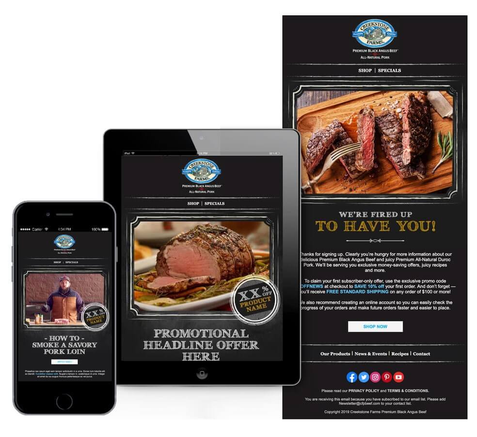 Creekstone Farms Email Campaign
