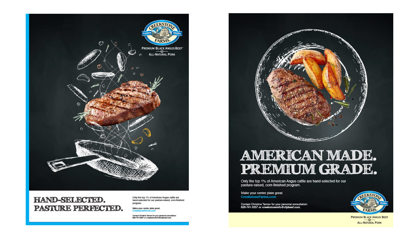 Creekstone Farms Print Campaign 2