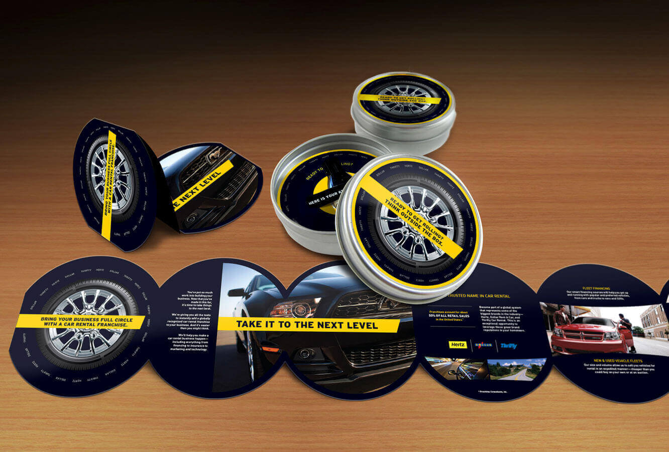 Hertz Print Collateral