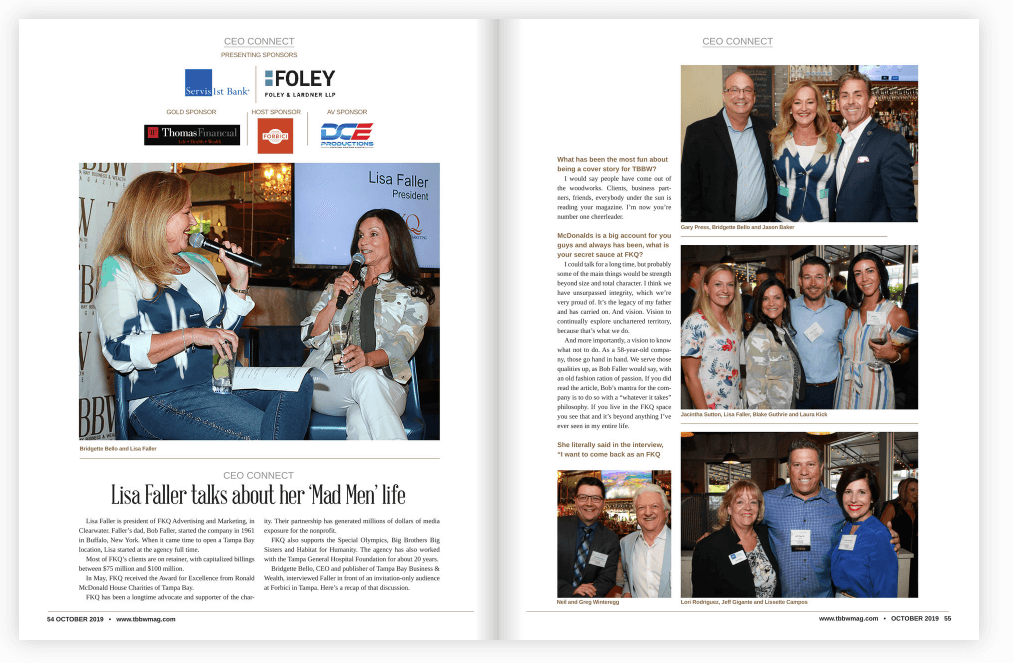 CEO Connect Event Spread